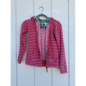 Mini Boden Zip Up Sweatshirt,‎ Terry Cloth, Hooded, Lined Hood, Size 11-12Y